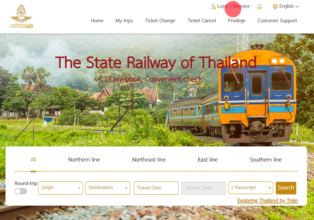 How to Book Thai Railways tickets online