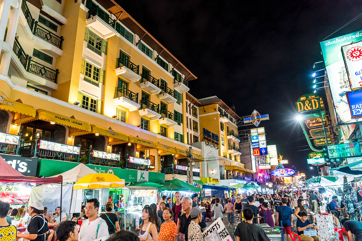 Nightlife in Khao San Road