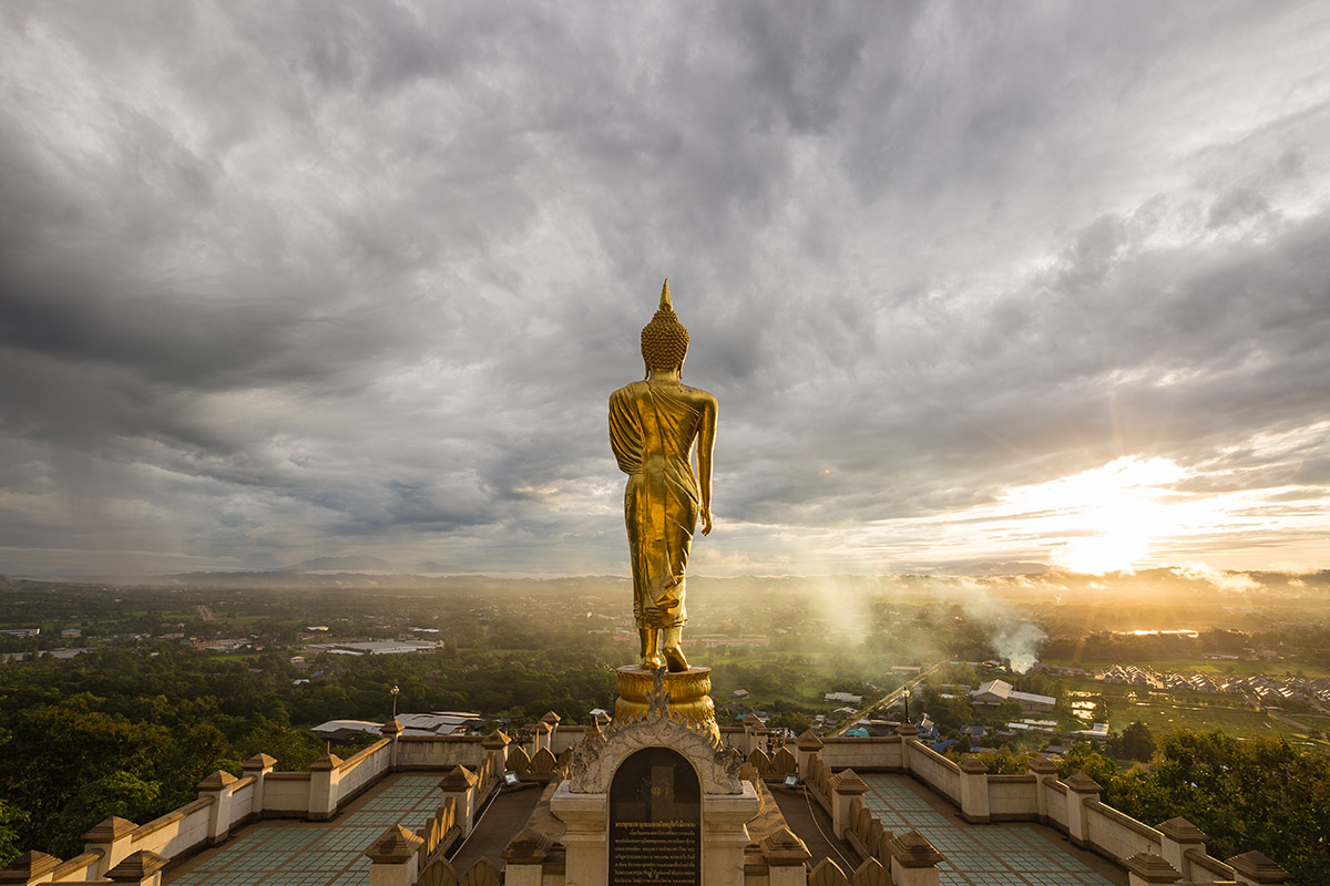 Wat Phra That Khao Noi in Nan Province