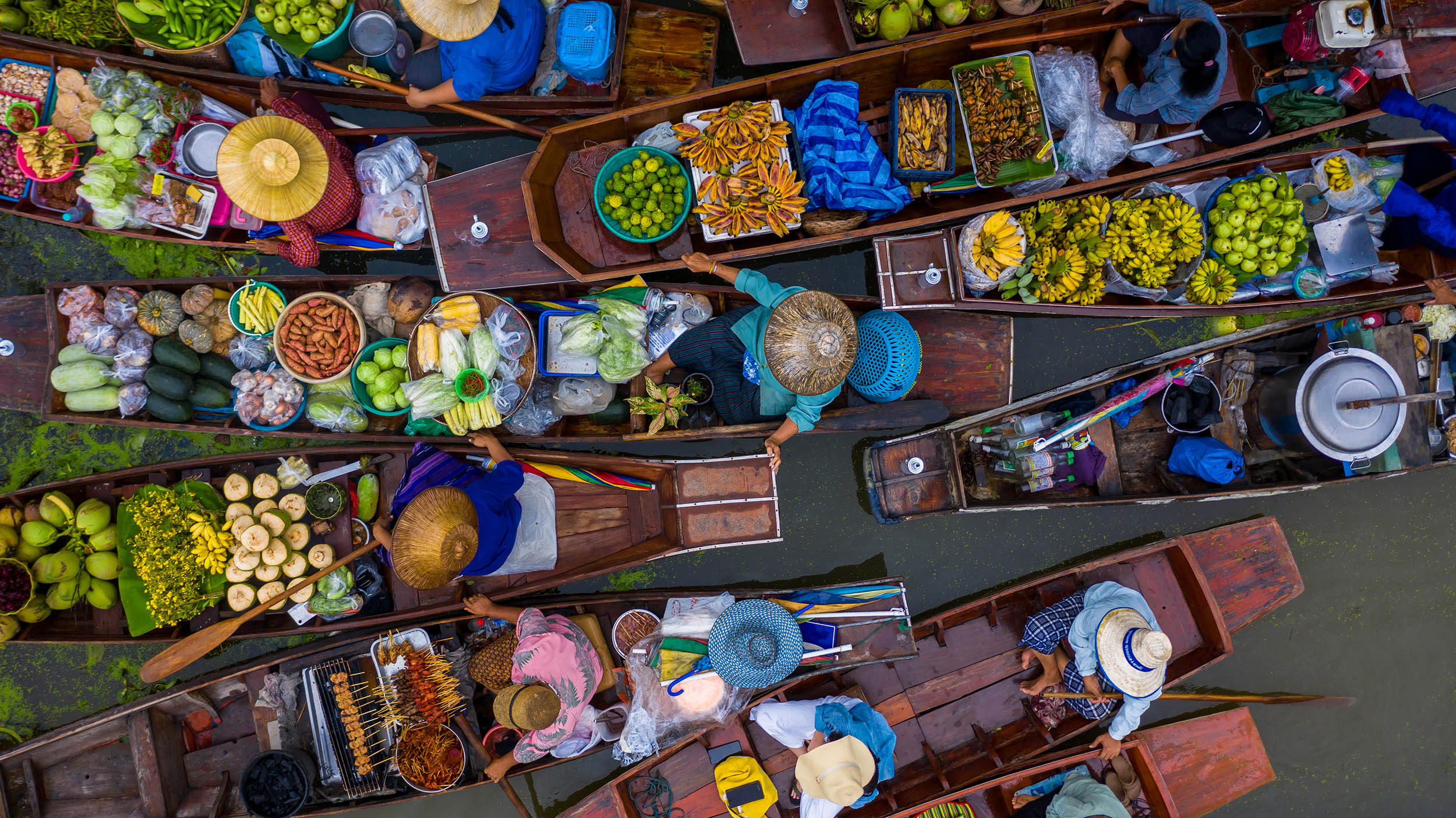 Thailand’s most popular floating market